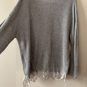 Urban Outfitters sweater with lace detail